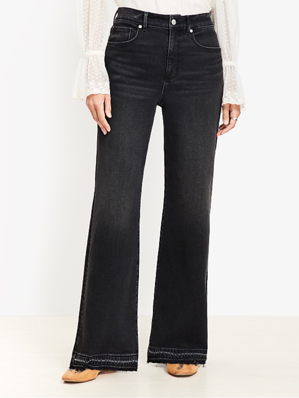 LOFT Wide Leg Jeans